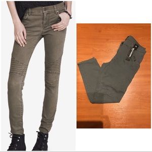 Express Gray Moto Legging NEW